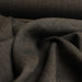 Swatch-Yarn Dyed Brown-Black, Mid-Weight washed Linen-Fabric-FabricSight