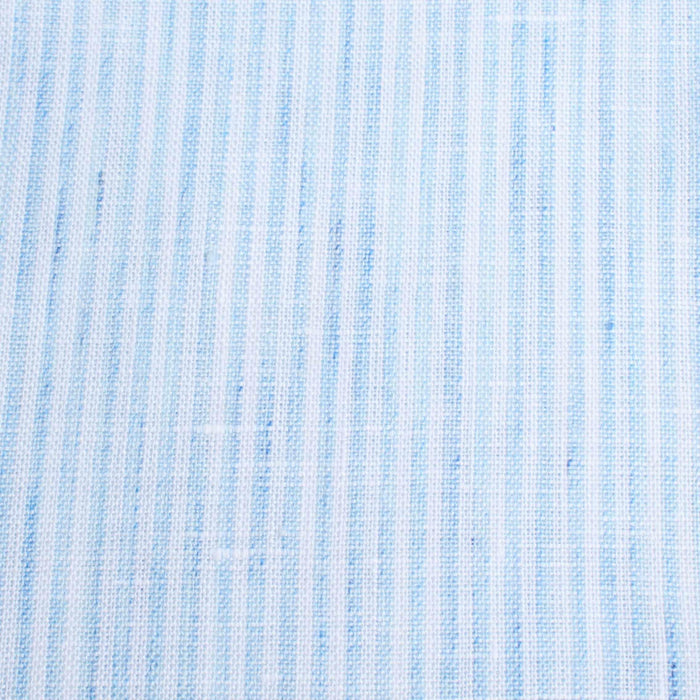 swatch-Yarn Dyed Melange Linen Stripes-Fabric-FabricSight