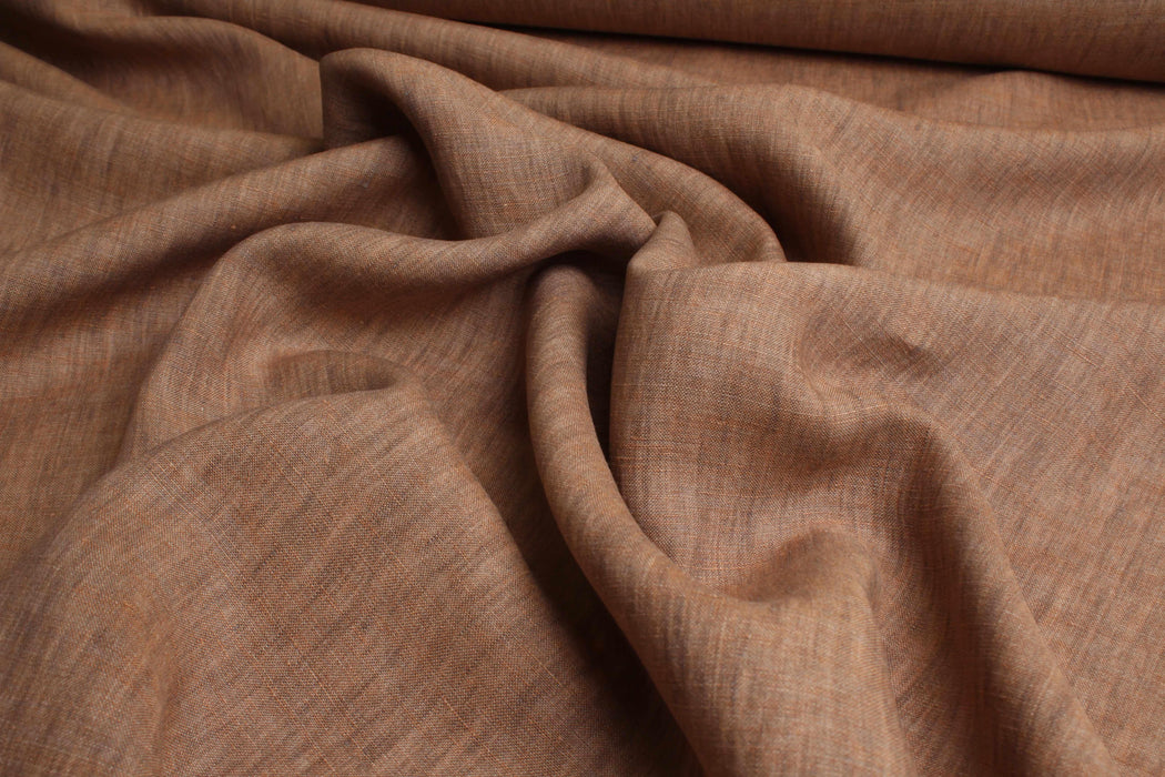 Yarn Dyed, Mid-Weight washed Linen-Fabric-FabricSight