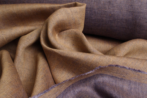 Yarn Dyed, Twill bi-color washed Linen-Fabric-FabricSight