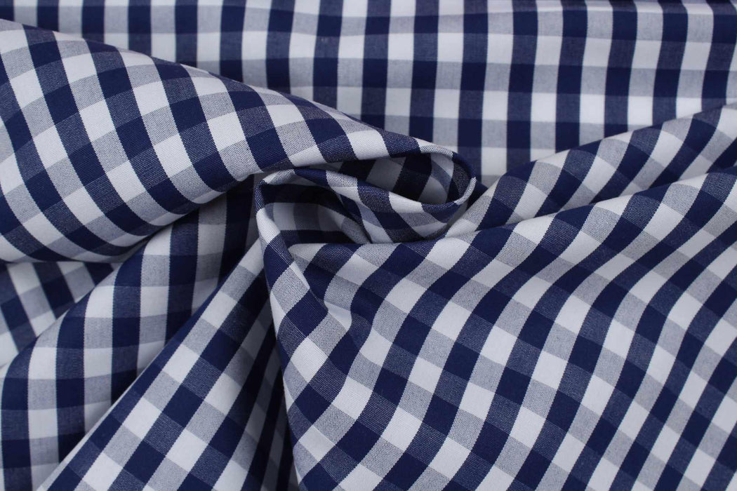 Yellow Vichy Cotton Poplin - Ne 60/2 - 8 colors stock service-Fabric-FabricSight