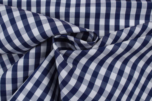 Yellow Vichy Cotton Poplin - Ne 60/2 - 8 colors stock service-Fabric-FabricSight