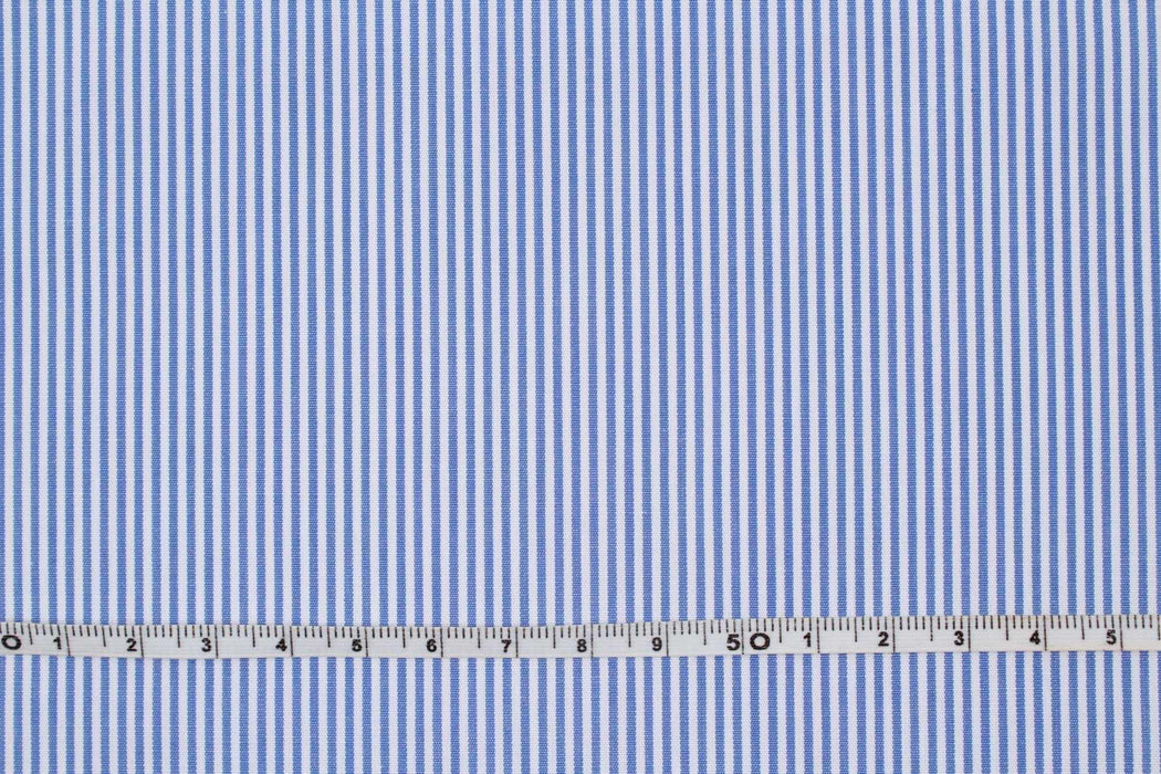 swatch-BCI Cotton Poplin - Pinstripes - 7 Variants-Fabric-FabricSight