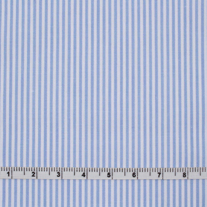 swatch-BCI Cotton Poplin - Pinstripes - 7 Variants-Fabric-FabricSight