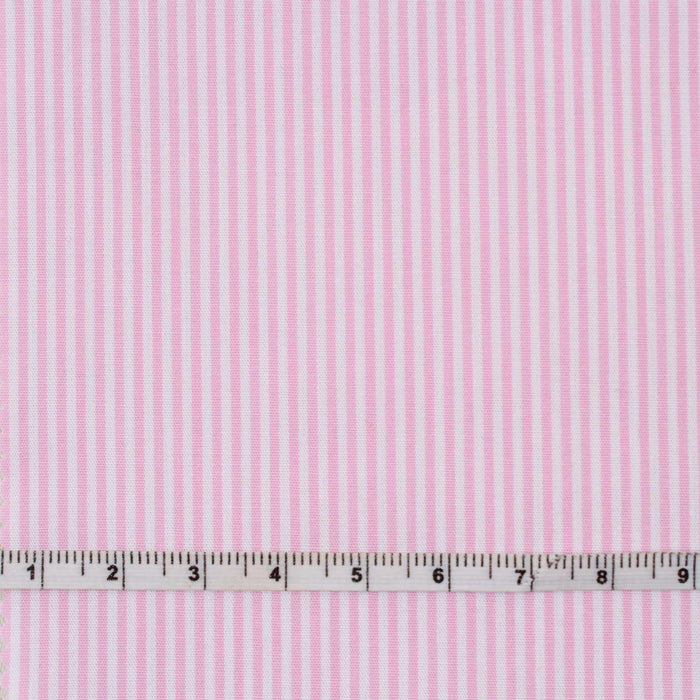 swatch-BCI Cotton Poplin - Pinstripes - 7 Variants-Fabric-FabricSight