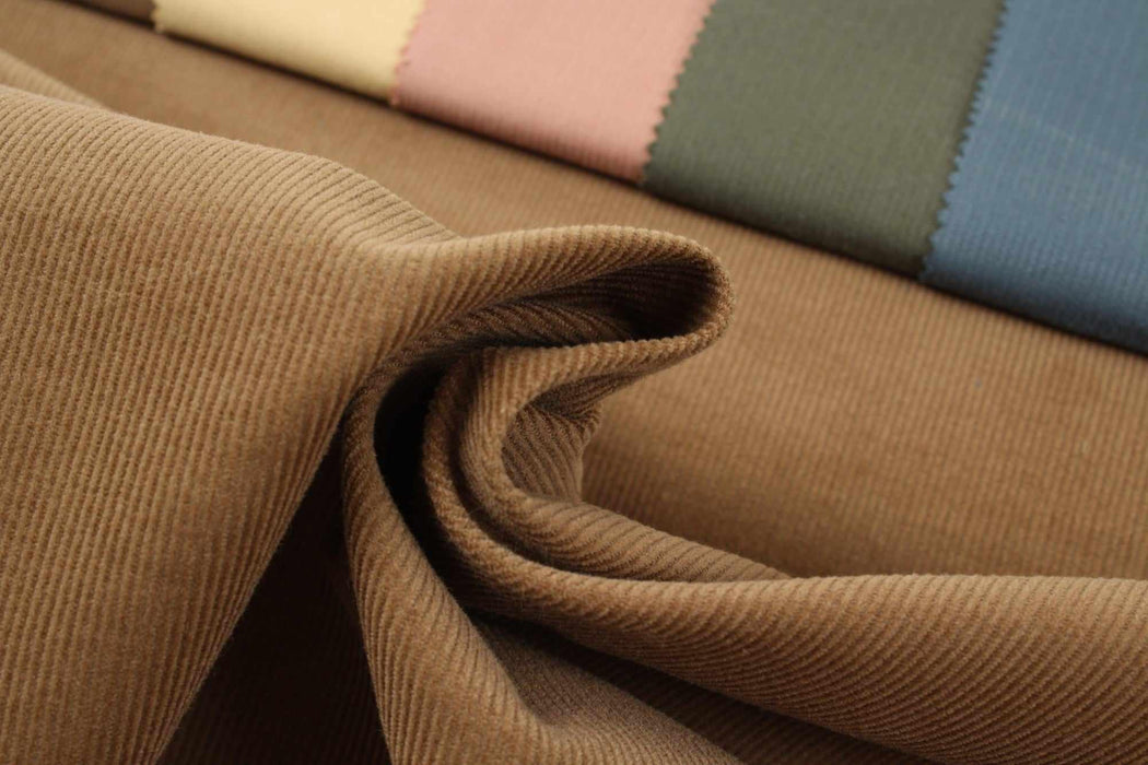 swatch-Baby Corduroy 21 Wale - BCI Cotton - 7 colors available-Fabric-FabricSight