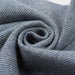 swatch-Bi-Color Recycled Wool Twill for Outwear - Blue and White-Fabric-FabricSight