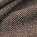 swatch-Brown Recycled Wool - Herringbone-Fabric-FabricSight