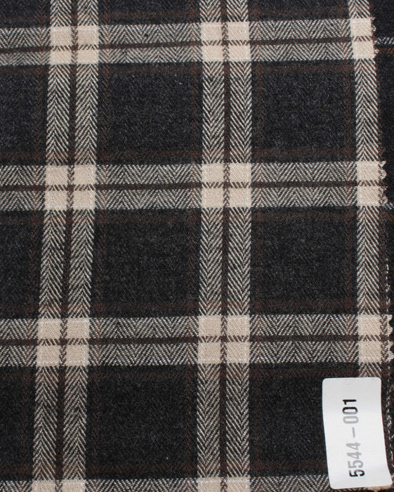 swatch-Brushed Cotton Flannel – Check Shirting (4 Variants)-Fabric-FabricSight