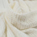 swatch-Cashmere Touch Knitted Jacquard - Cable-knit-Roll-FabricSight