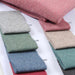 swatch-Cotton Brushed Fleece - Multi-Tones Melange - 8 Colors Available-Roll-FabricSight