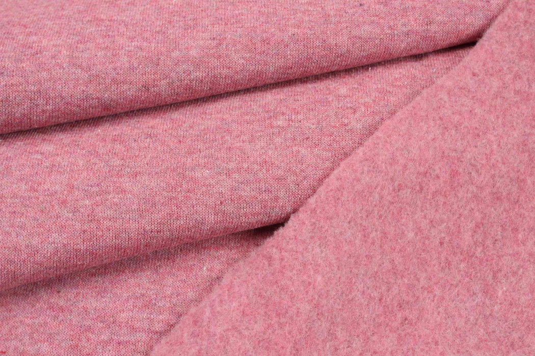 swatch-Cotton Brushed Fleece - Multi-Tones Melange - 8 Colors Available-Roll-FabricSight