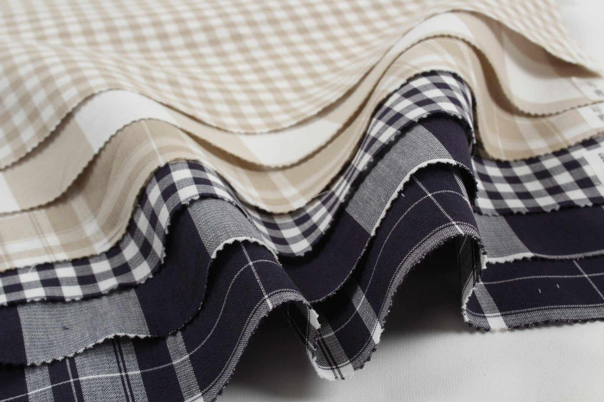 Clothes Pattern Checks Cotton Checks for Summer Clothes - 6 Designs | Buy Fabrics Online ...