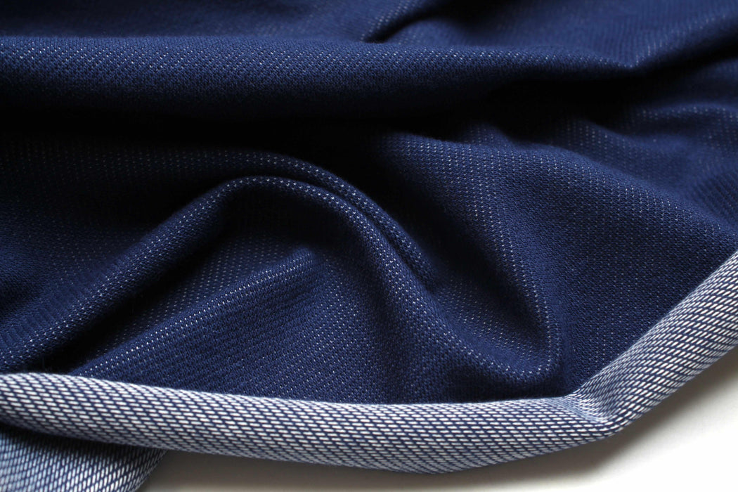 Cotton Denim Knit - Stretch-Fabric-FabricSight
