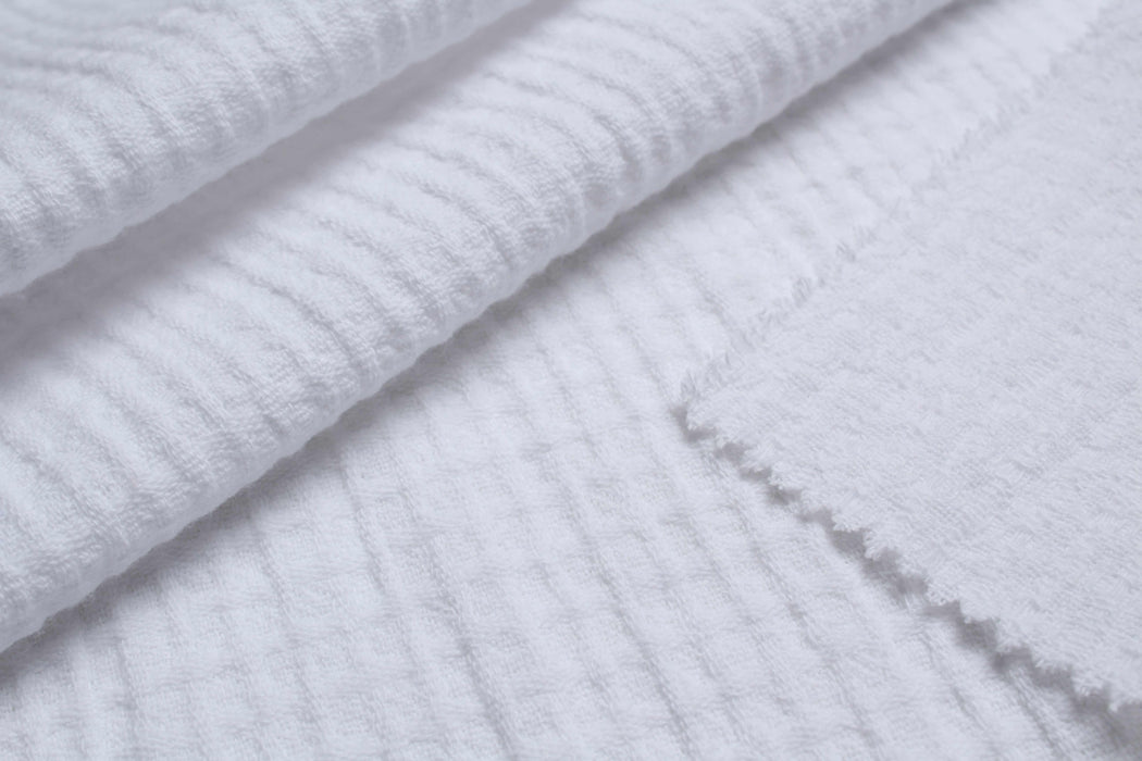 swatch-Cotton Dobby Waffle-Fabric-FabricSight
