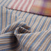 swatch-Cotton Double Muslin - Fancy Checks and Stripes Prints - 4 Variants-Fabric-FabricSight