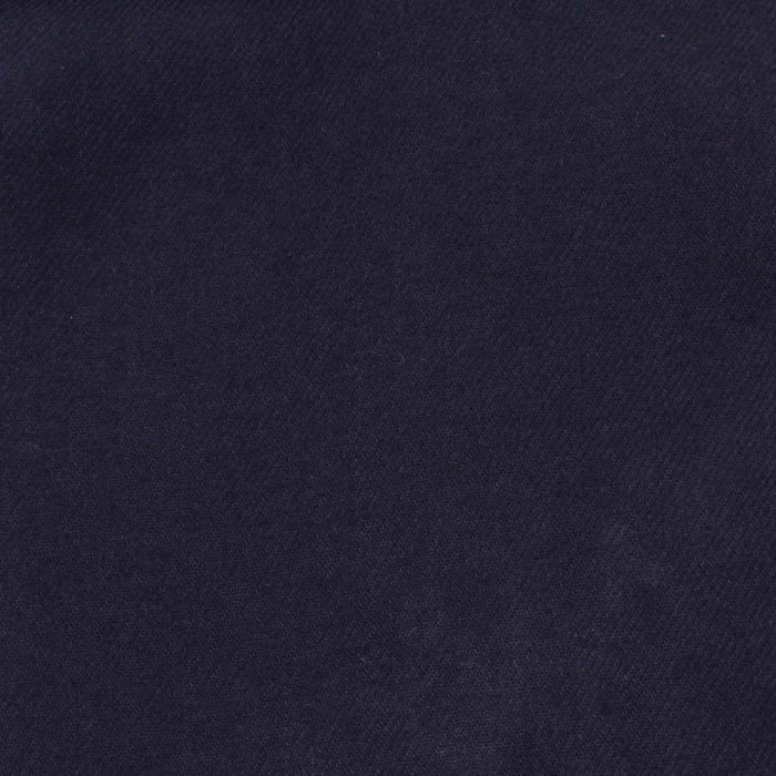 swatch-Cotton Flannel - Medium Grey Melange and Navy-Fabric-FabricSight