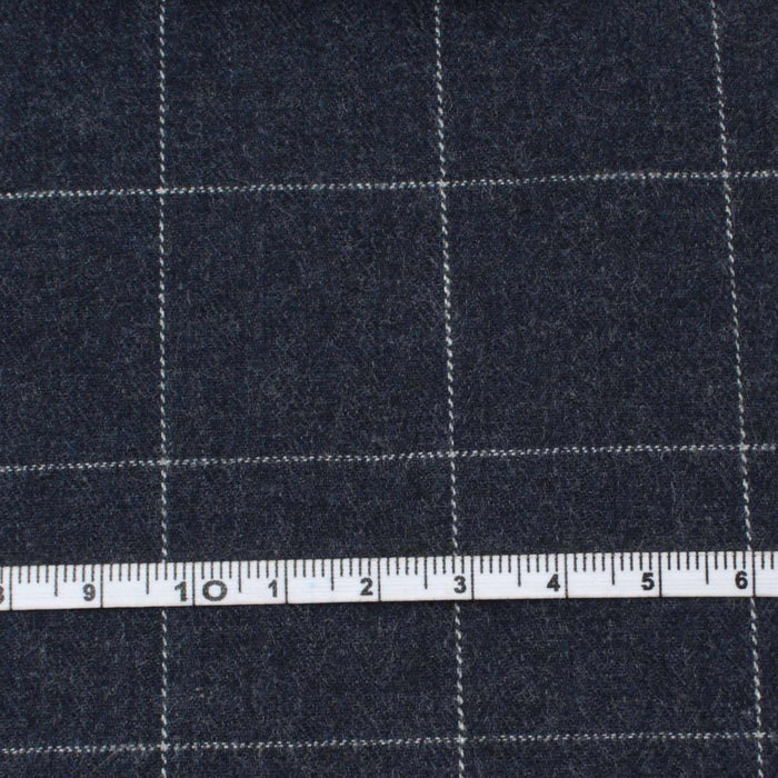 swatch-Cotton Flannel for Shirts - Houndstooth and Windowpane Checks-Fabric-FabricSight