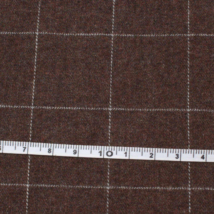 swatch-Cotton Flannel for Shirts - Houndstooth and Windowpane Checks-Fabric-FabricSight
