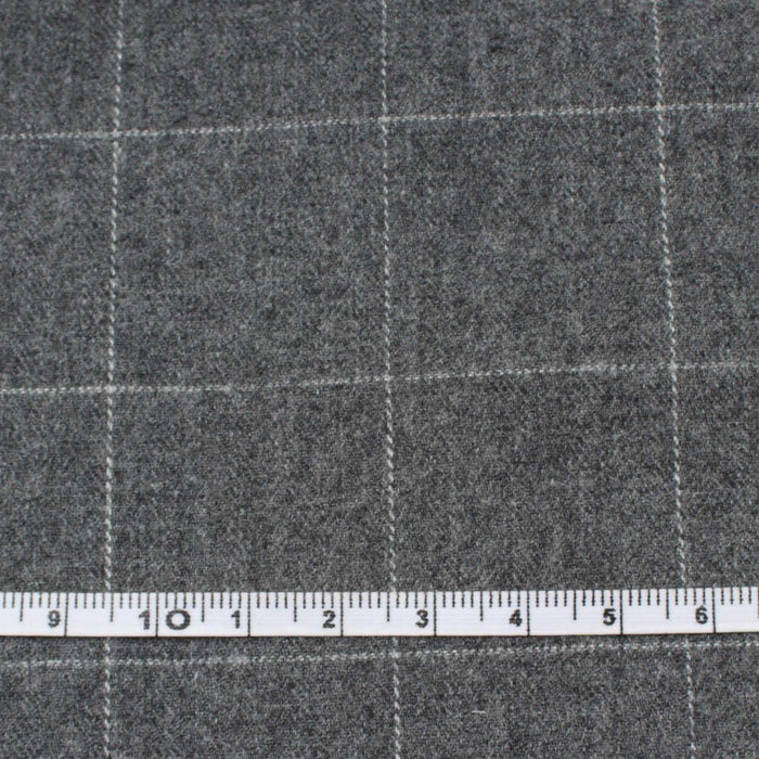 swatch-Cotton Flannel for Shirts - Houndstooth and Windowpane Checks-Fabric-FabricSight