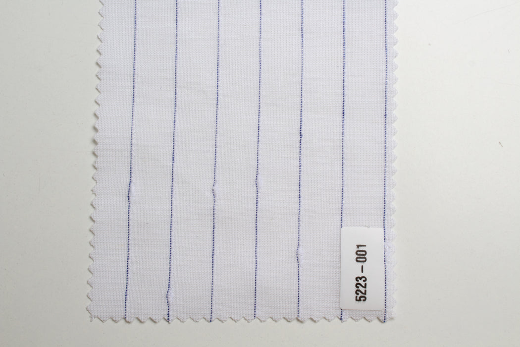 swatch-Cotton Linen Barré Dobby Stripe – European Flax – Yarn Dyed-Fabric-FabricSight