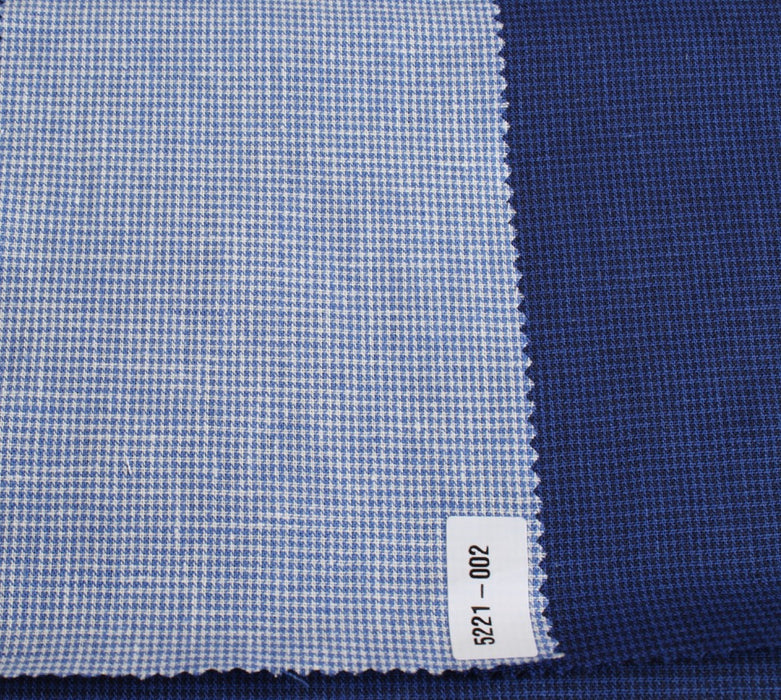 swatch-Cotton Linen Micro Houndstooth – Yarn Dyed-Fabric-FabricSight