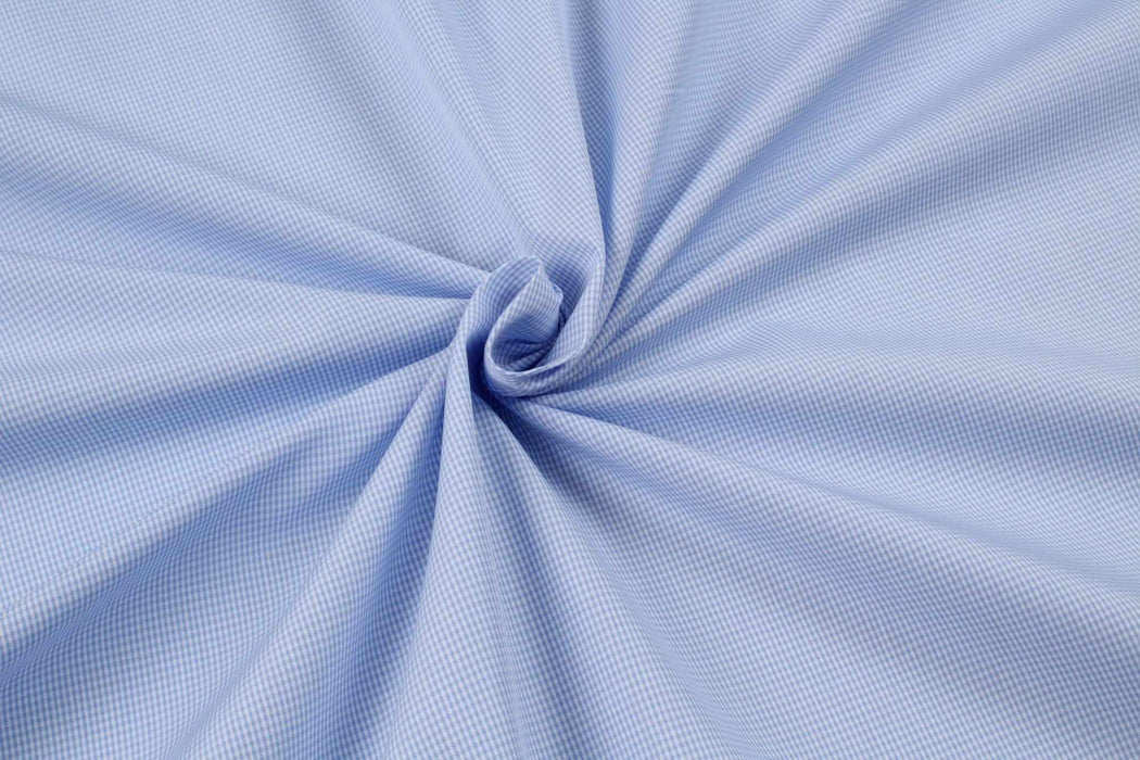 swatch-Cotton Micro - Vichy Poplin - 2 colors stock service-Fabric-FabricSight