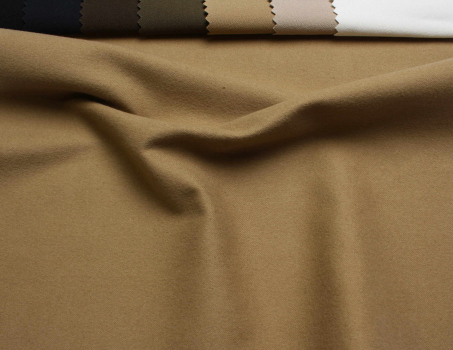 swatch-Cotton Moleskin Fabric - Heavy-Weight - 7 Colors Available-Fabric-FabricSight