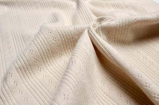 swatch-Cotton Pointoille Rib for Tops - 5 Colors Available-Fabric-FabricSight