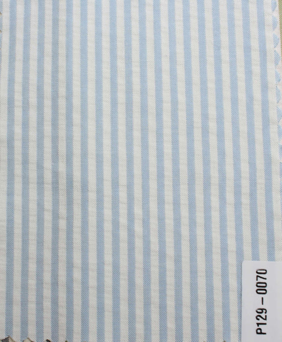 swatch-Cotton Seersucker – Candy Stripes for Trousers-Fabric-FabricSight