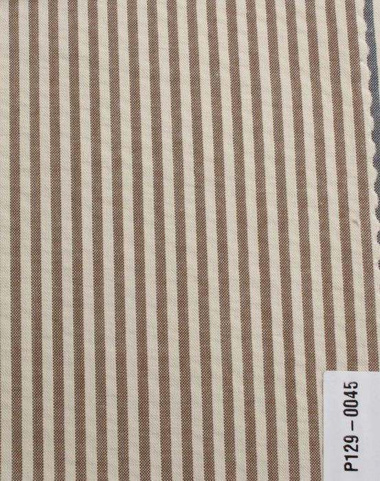 swatch-Cotton Seersucker – Candy Stripes for Trousers-Fabric-FabricSight