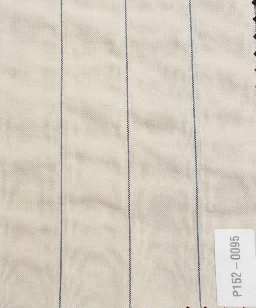 swatch-Cotton Seersucker – Diplomatic Stripe for Trousers-Fabric-FabricSight