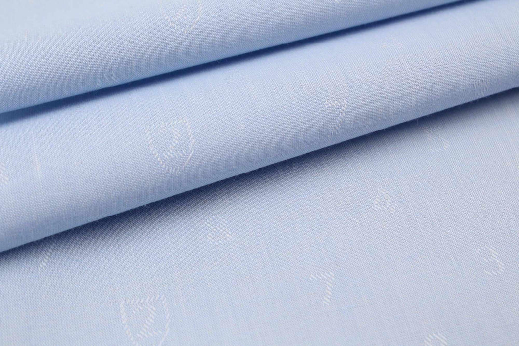 swatch-Cotton Shirting - Numbers Pattern-Fabric-FabricSight