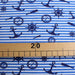 swatch-Cotton Stretch Jersey Nautical Print – Stripes & Sailing Motif-Fabric-FabricSight