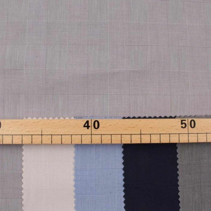 swatch-Cotton Stretch Prince of Wales for Trousers-Fabric-FabricSight