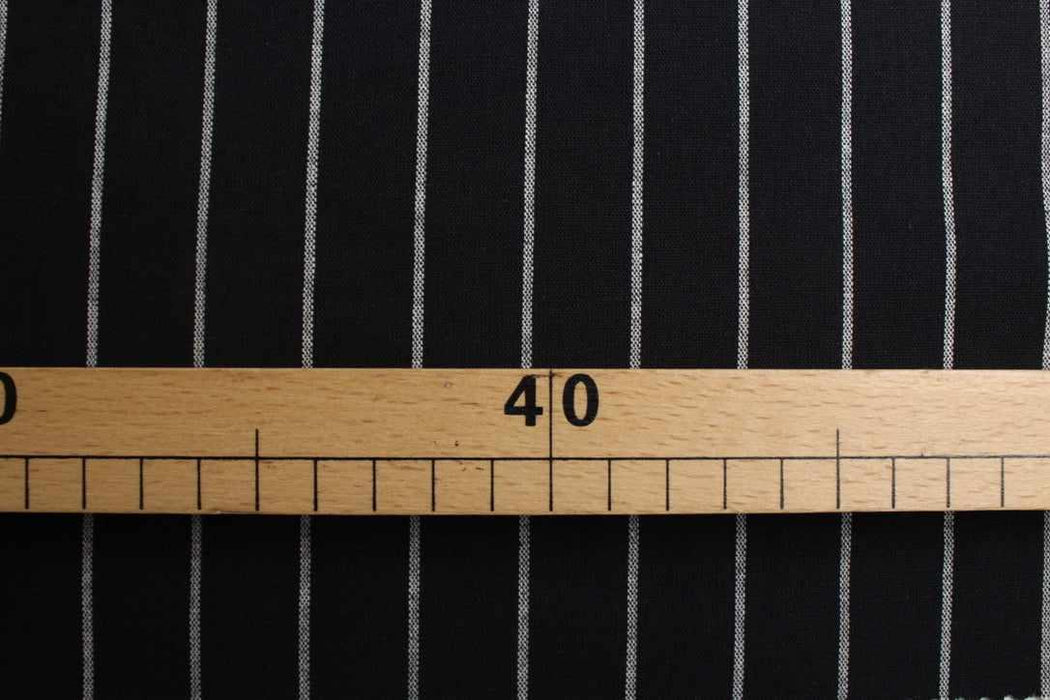 swatch-Cotton Stretch Vertical Stripes Canvas - 2 colors available-Fabric-FabricSight