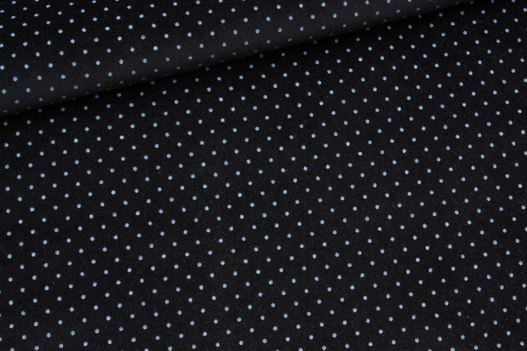 swatch-Cotton Stretch Woven Velvet - Dots Print-Fabric-FabricSight