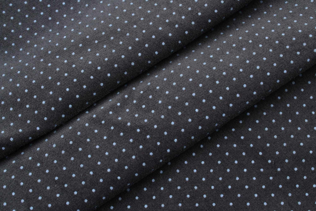 swatch-Cotton Stretch Woven Velvet - Dots Print-Fabric-FabricSight