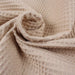 swatch-Cotton Waffle - 18 Colors Available - Beige-Roll-FabricSight