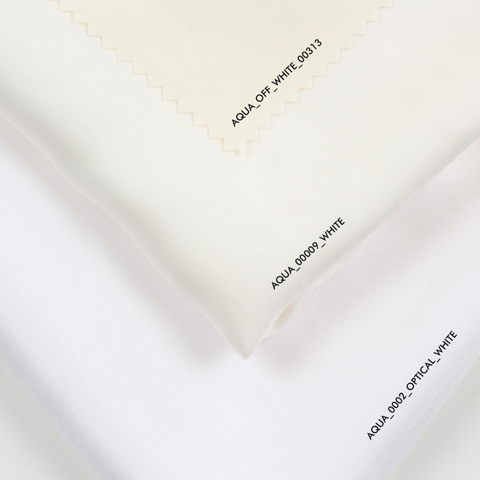 swatch-Cupro Viscose Blend Twill, Vegan Certified - Aqua (Limited Edition Colors)-Fabric-FabricSight