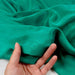 swatch-Cupro Viscose Blend Twill, Vegan Certified - Aqua (Limited Edition Colors)-Fabric-FabricSight