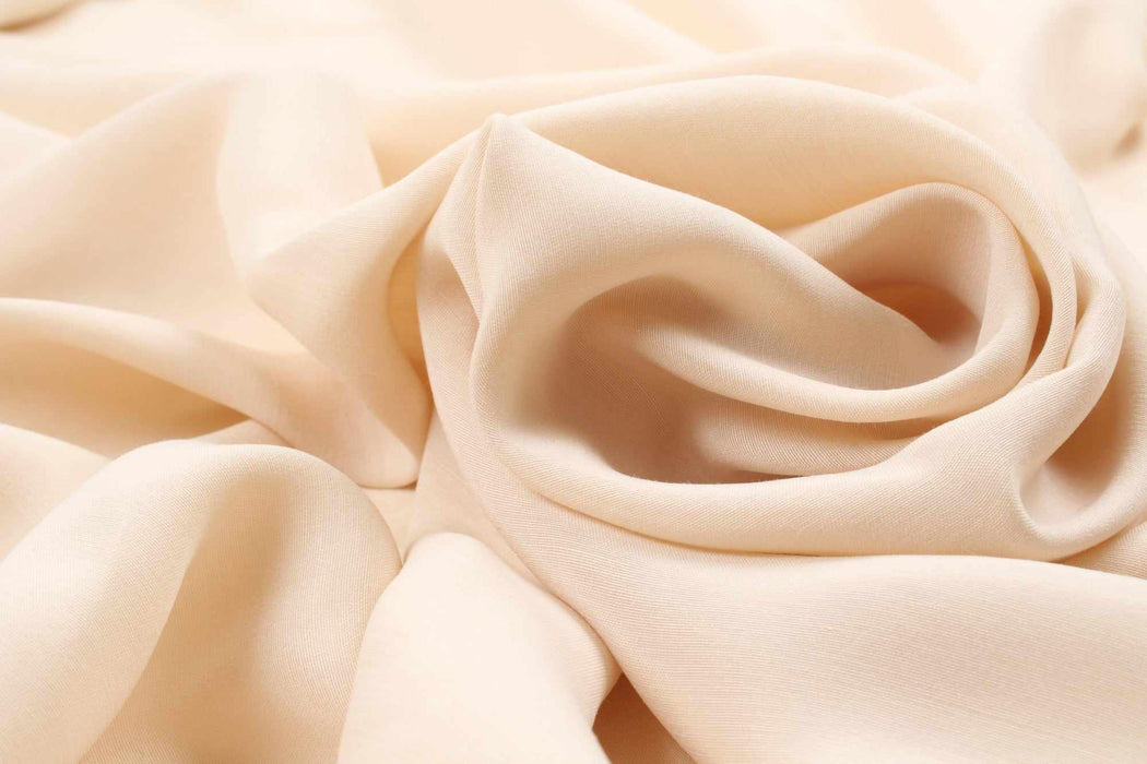 swatch-Cupro Viscose Light Plain, Vegan Certified - AMARA (+30 Colors Available)-Fabric-FabricSight