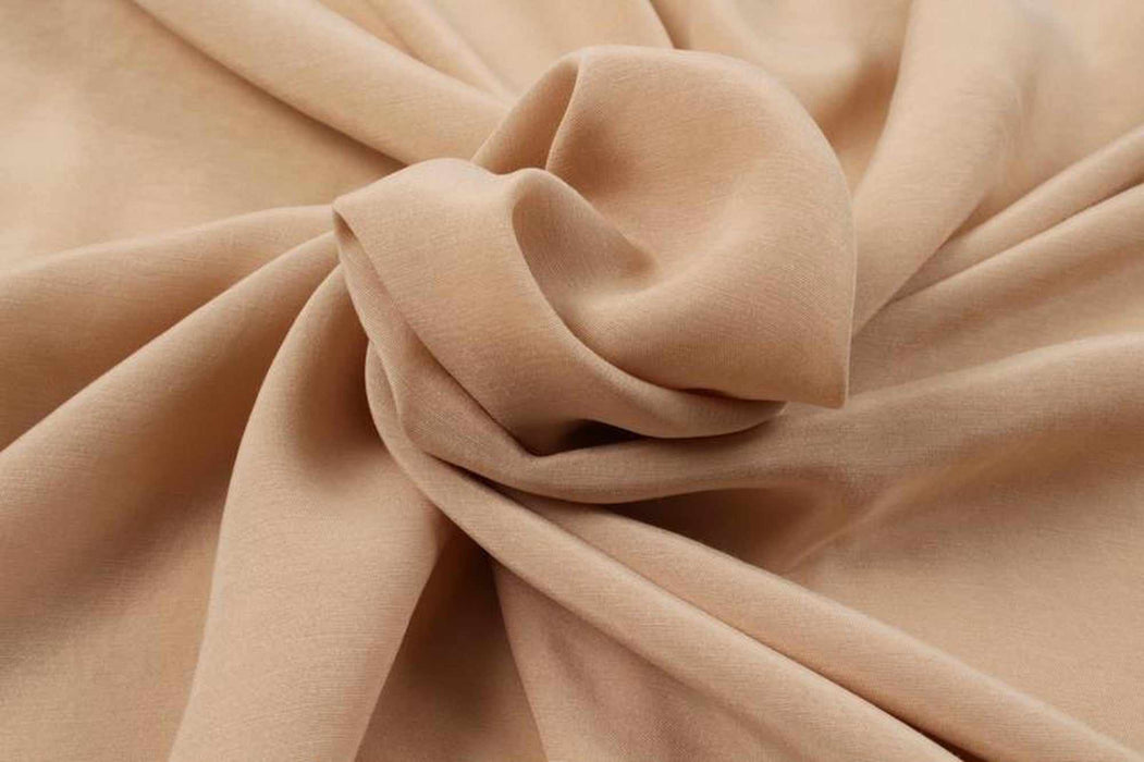 swatch-Cupro Viscose Light Plain, Vegan Certified - AMARA (+30 Colors Available)-Fabric-FabricSight