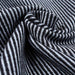 swatch-Diagonal Stripes Heavy Recycled Wool - Double Face-Fabric-FabricSight