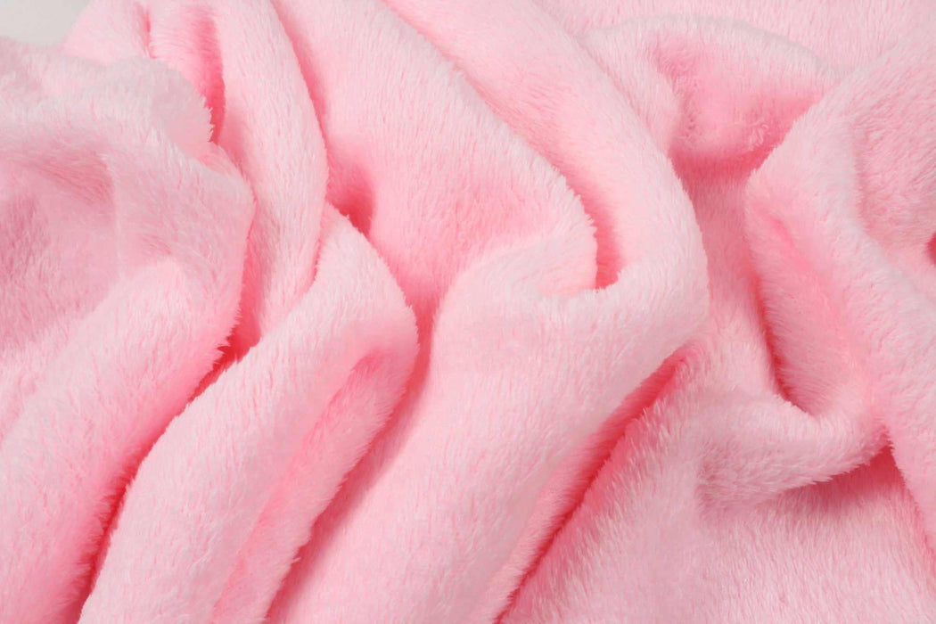 swatch-Double Face Recycled Polyester Soft Fur - 5 Colors Available-Roll-FabricSight