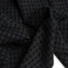 swatch-Double-Face Wool Check Fabric – Black & Grey – Designer Deadstock-Fabric-FabricSight