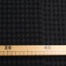 swatch-Double-Face Wool Check Fabric – Black & Grey – Designer Deadstock-Fabric-FabricSight