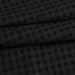 swatch-Double-Face Wool Check Fabric – Black & Grey – Designer Deadstock-Fabric-FabricSight