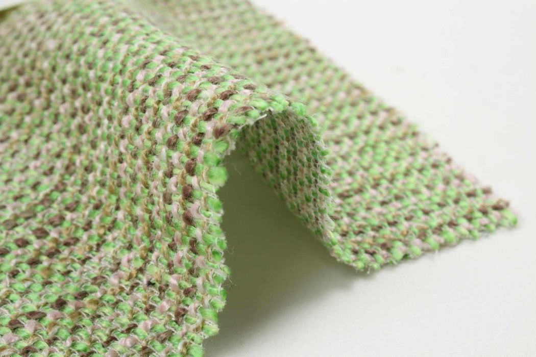 swatch-Fancy Multicolor Tweed - Viscose Blend - 3 Colors Available-Fabric-FabricSight