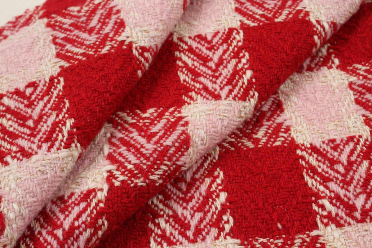 swatch-Fancy Recycled Wool Tweed - Checks — Fabric Sight